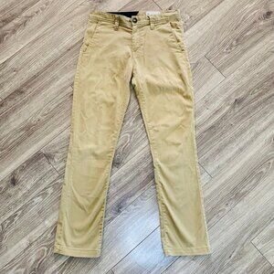 Volcom Mens Pants Brown Chino Casual Frickin Modern Size 28